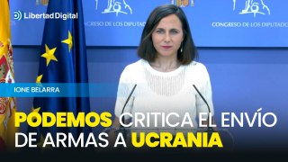 Podemos señala a Sánchez por el envío de armas a Ucrania