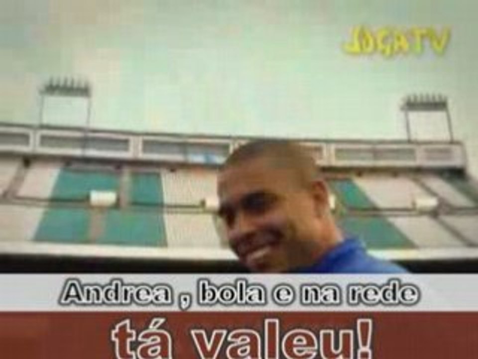 Andrea bola e na rede ta valeu