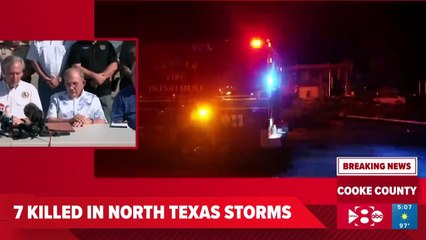 North Texas Tornado_ Gov. Abbott gives an update from Cooke County where 7 people were killed