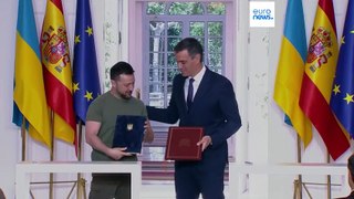 Visita de Zelenski a Madrid para firmar acuerdos de suministro de armas