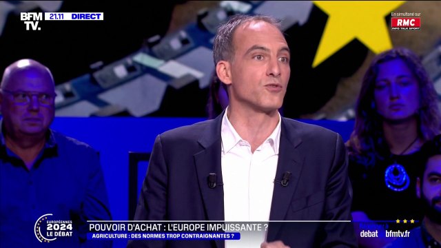 Élections européennes: la tête de liste Place publique, Raphaël Glucksmann, défend la mise en place d'un protectionnisme européen