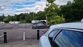 Travellers spotted on Sainbury's car park in Walsall