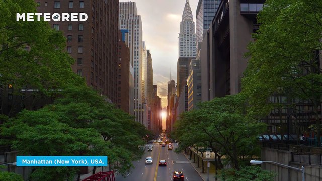 The Manhattanhenge phenomenon in New York is approaching