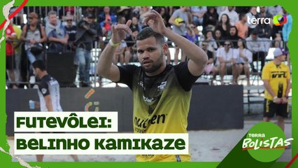 "Futevôlei é um jogo de xadrez", cometa Belinho Kamikaze