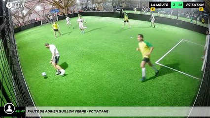 Faute de Adrien Guillon Verne - FC TATANE
