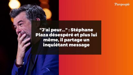 "J'ai peur..." : Stéphane Plaza désespéré et plus lui même, il partage un inquiétant message