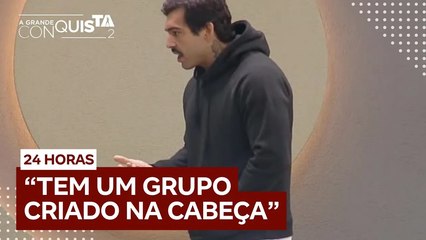 Hadad se irrita com Lizi e diz que ela só conversa com ele para falar de grupos  | A Grande Conquista