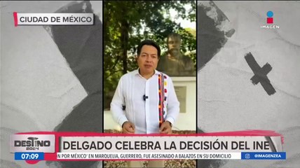 Mario Delgado celebra la decisión del INE sobre el tercer debate presidencial