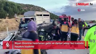 Feci kazada 3 kişi hayatını kaybetti! Akşam nişan törenleri vardı...