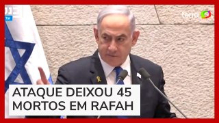 Netanyahu classifica ataque de Israel a campo de refugiados em Gaza como 'acidente trágico'