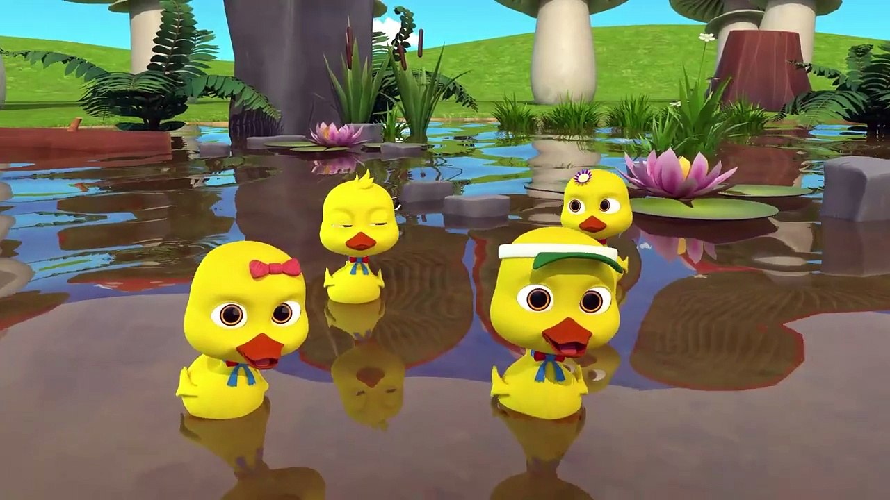 Five Little Ducks 3D + Other Nursery Rhymes & Kids Songs - Lalafun