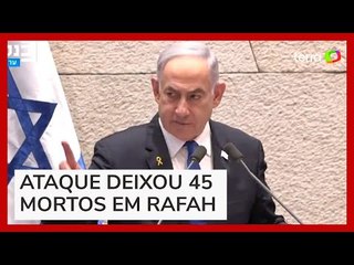 Netanyahu classifica ataque de Israel a campo de refugiados em Gaza como 'acidente trágico'