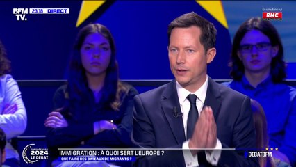 François-Xavier Bellamy (LR): "Toute personne qui entre illégalement sur le sol européen ne doit pas pouvoir s'y établir"