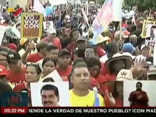 Venezolanos expresan su apoyo al candidato Nicolás Maduro de cara a los comicios del 28-J