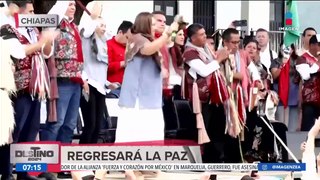 Xóchitl Gálvez afirmó que será la mujer que regresará la paz a Chiapas