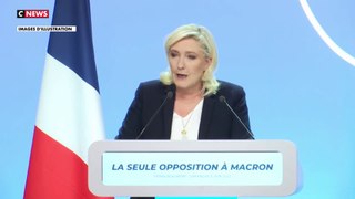 Européennes : passe d'armes à distance entre Emmanuel Macron et Marine Le Pen