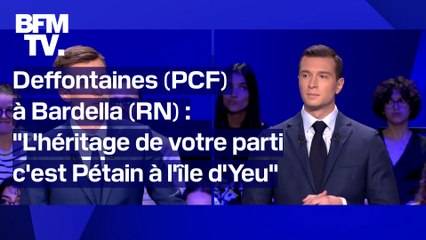 Léon Deffontaines (PCF) à Jordan Bardella (RN): "L'héritage de votre parti, c'est Pétain à l'île d'Yeu"