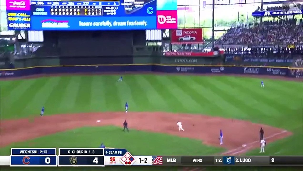 ¡Jackson Chourio conectó doblete impulsor en victoria de los Cerveceros!