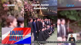 Former at current members ng Super Junior, reunited sa kasal ng co-member nilang si Ryeowook | Unang Balita