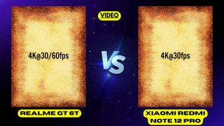 Realme GT 6T vs Xiaomi Redmi Note 12 Pro