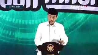Momen Presiden Jokowi Minta Dikawal DP Ansor saat Pidato