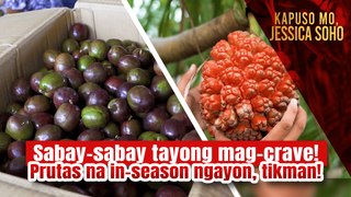 Sabay-sabay tayong mag-crave! Prutas na in-season ngayon, tikman! | Kapuso Mo, Jessica Soho