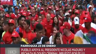 Caracas | Pueblo de la parroquia 23 de enero se moviliza en apoyo al Pdte. Nicolás Maduro