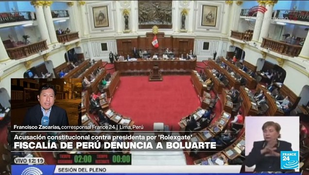 Informe desde Lima: Congreso peruano acusa constitucionalmente a Dina Boluarte por el 'Rolexgate'