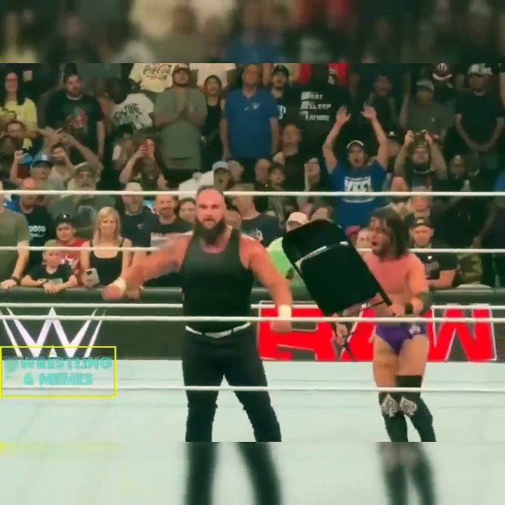 JD McDonagh instantly regrets hitting Braun Strowman with a steel chair on WWE RAW