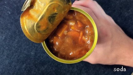 Trying Campbells Chunky Beef and Veg Canned Soup