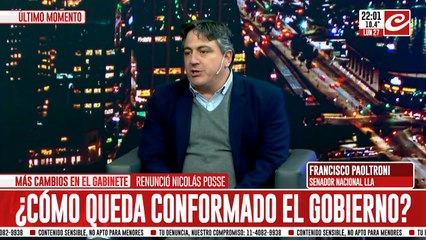 Paoltroni: "La Ley Bases lograría sanear nuestra economía en un tiempo más corto"