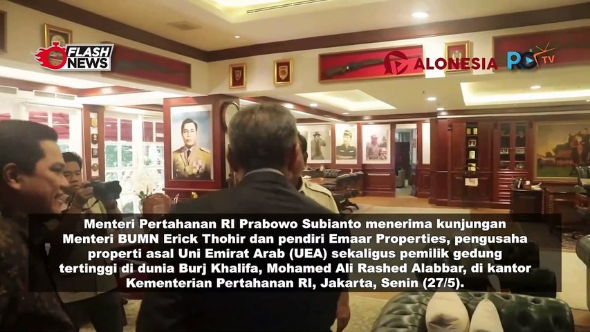 Prabowo Terima Erick Thohir dan Pendiri Emaar Properties UEA, Bahas Pertumbuhan RI