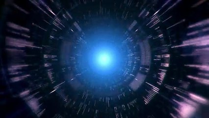 Digital tunnel. Internet. Technology background