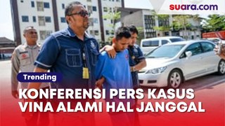 Kejadian Janggal Di Konferensi Pers Kasus Vina Cirebon, Polisi Beberapa Kali Coba Bungkam Mulut Pegi