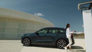 The new Audi Q6 e-tron Charging demo