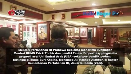 Prabowo Bertemu Erick Thohir dan Pendiri Emaar Properties, Bahas Masa Depan Pertumbuhan Indonesia