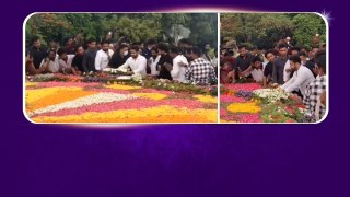 NTR Jayanti సందర్భంగా NTR Ghat వద్ద నివాళులు అర్పించిన NTR, Kalyan Ram | Filmibeat Telugu
