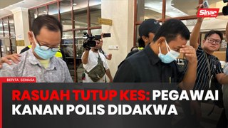 Dua pegawai polis didakwa kes rasuah RM1.25 juta untuk tutup