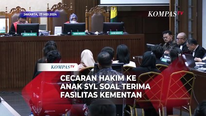 Cecaran Hakim ke Anak SYL soal Terima Fasilitas dari Kementan