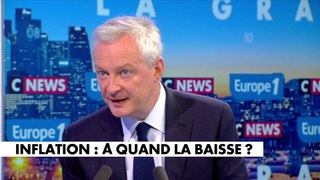 Bruno Le Maire : «L’inflation élevée est derrière nous»
