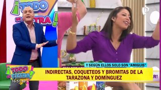 ¡Sigue la novela! Indirectas, coqueteos y bromitas entre Karla Tarazona y Christian Domínguez