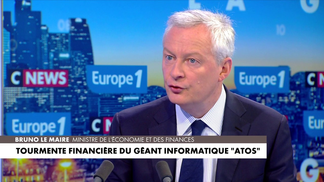 Bruno Le Maire assure que «toutes les activités stratégiques d’Atos resteront sous le contrôle de la puissance publique»