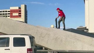 This Skater Cheats Death in Reno | Bridge Skate GONE WRONG ALMOST!
