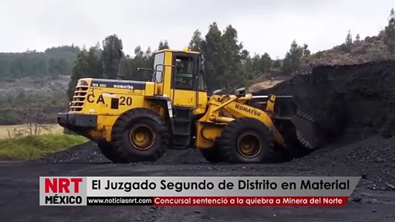 Juzgado Segundo de Distrito en Material Concursal sentenció quiebra a Minera del Nte. _ NRT noticias