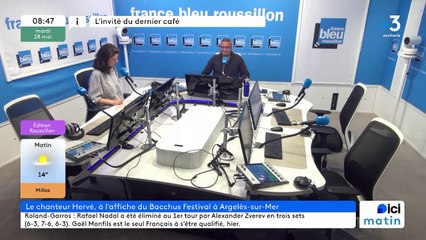 Hervé sur France Bleu Roussillon