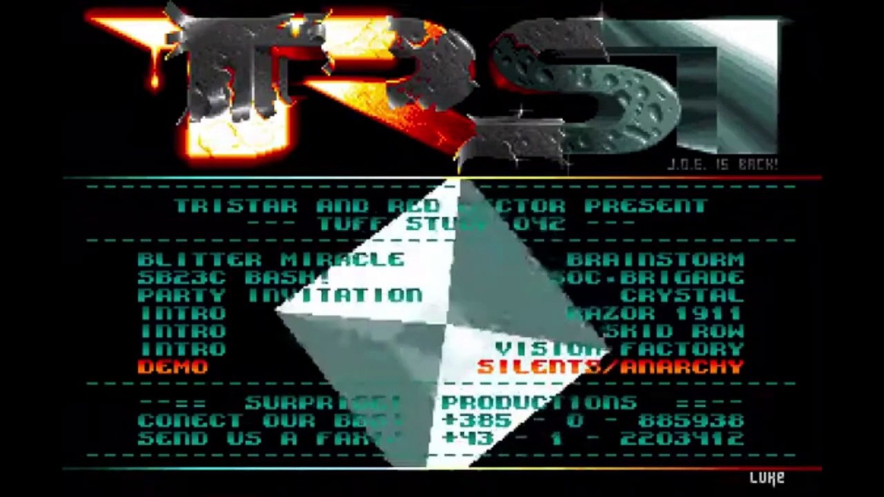Amiga Cracktro - Tuff Stuff by TRSI