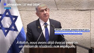 Le Premier ministre israélien déclare que la frappe sur Rafah est 