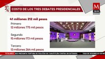 ¿Cuánto costaron los tres debates Presidenciales?