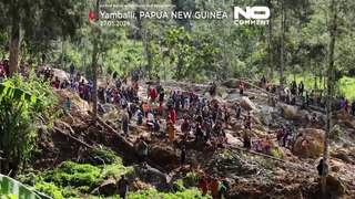 WATCH: Search for bodies continues after catastrophic Papua New Guinea landslide