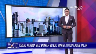 Kesal Karena Bau Sampah Busuk, Warga Pangkalpinang Tutup Akses Jalan